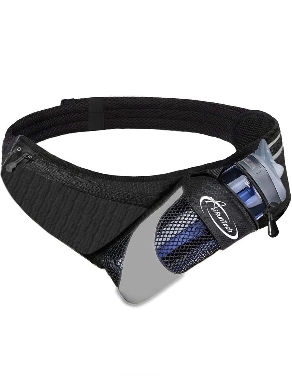 AiRunTech Running Black Hydration Belt